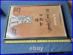 Vintage Theater Poster The Local Stigmatic Starring AL Pacino 1969 Framed