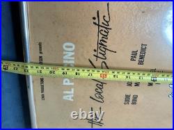 Vintage Theater Poster The Local Stigmatic Starring AL Pacino 1969 Framed Vintage Theater Poster The Local Stigmatic Starring AL Pacino 1969 Framed