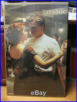 Vintage Titanic movie Poster original 1998 NICE 10648