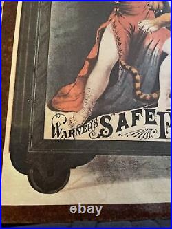 Vintage Warner's Safe Nervine pills 1983 1970's Poster