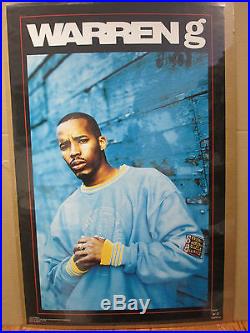 Vintage Warren G Hip hop's most wanted old school Rap poster 1994 5517