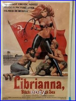 Vintage X-rated Movie Poster Librianna Bitch of the Black Sea
