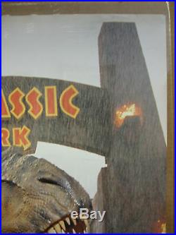 Vintage movie poster original Visitors guide to Jurassic park JP1 1993 12268