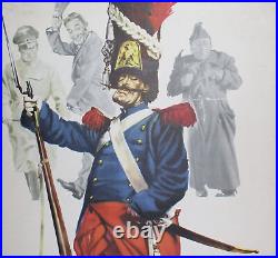 Vintage movie poster print, soldiers