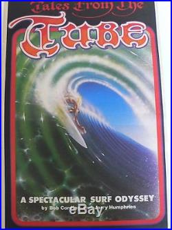 Vintage original Tales From the Tube Surf Odyssey Movie Poster Rick Griffin 1969