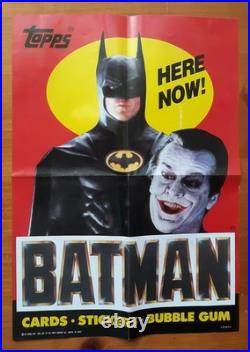 Vintage topps batman movie poster