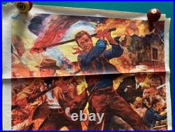 Vintageoriginal1960the Alamomovie Poster27 X 41john Waynerichard Widmark