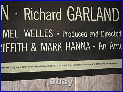 Vtg 1951 The Undead Movie Poster Reprint Linen 40 X 27