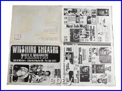 Vtg 1970s Godzilla Poster Wilshire Picture Palace Movie Theatre 17.5x22.5