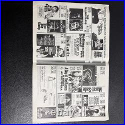 Vtg 1970s Godzilla Poster Wilshire Picture Palace Movie Theatre 17.5x22.5