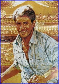 Vtg 1982 Indiana Jones 24x33 Raiders Lost Ark Foreign Japanese Movie Poster