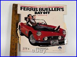 Vtg 1986 Ferris Bueller''s Day Off Diecut Story Display VHS Standee L@@K