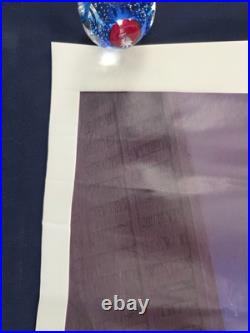 Vtg Escape From New York 1981 Original 27x41 Movie Poster Kurt Russell