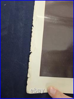 Vtg Escape From New York 1981 Original 27x41 Movie Poster Kurt Russell