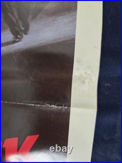 Vtg Escape From New York 1981 Original 27x41 Movie Poster Kurt Russell