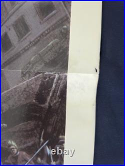 Vtg Escape From New York 1981 Original 27x41 Movie Poster Kurt Russell