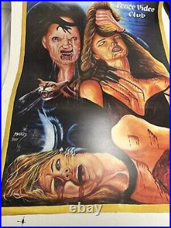 Vtg Night Of The Demons Movie Poster