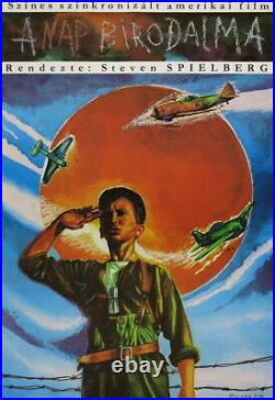 Vtg Orig Movie Poster A NAP BIRODALMA / EMPIRE OF THE SUN Spielberg 1989 USA