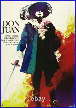 Vtg Orig Movie Poster DON JUAN / DON GIOVANNI 1980 Mozart Pop-art