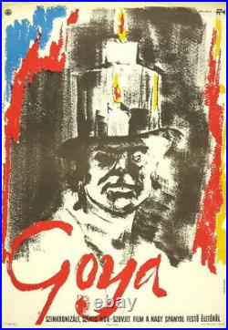 Vtg Orig. Movie Poster GOYA OR THE HARD WAY TO ENLIGHTENMENT Klemke 1971