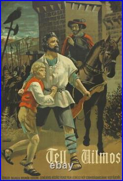 Vtg Orig Movie Poster GUGLIELMO TELL / WILLIAM TELL ca. 1950 Italy