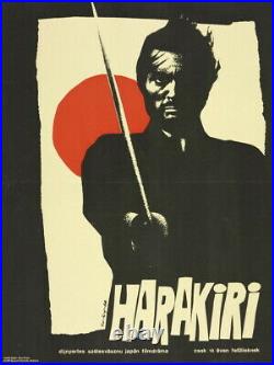 Vtg Orig. Movie Poster HARAKIRI / SEPPUKU So-Ky Japan 1964
