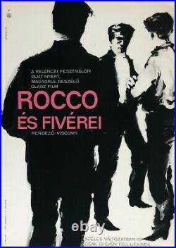 Vtg Orig Movie Poster ROCCO E I SUOI FRATELLI / ROCCO AND HIS BROTHERS