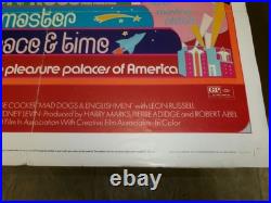 Vtg Original 1971 Mad Dogs & Englishmen Concert Movie Poster-Joe Cocker-27x40