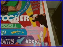 Vtg Original 1971 Mad Dogs & Englishmen Concert Movie Poster-Joe Cocker-27x40