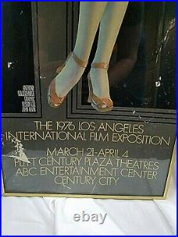 Vtg Rare John Alvin Art 1976 Los Angeles International Film Exposition Poster