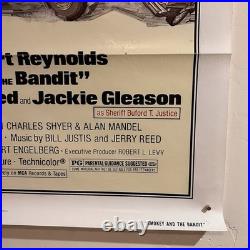Vtg. SMOKEY AND THE BANDIT 1977 Original SS One Sheet Movie Poster 27 x 41 NM