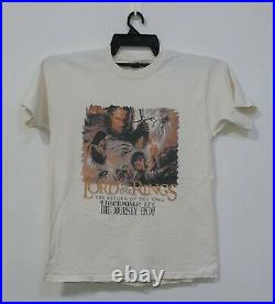Vtg The Lord Of The Ring The Return Of The King Movie Poster Promo T Shirt L