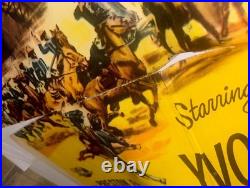 Vtg Tomahawk 1951 Western Litho Numbered One Sheet Movie Poster Rare 50s READ