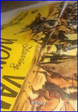 Vtg Tomahawk 1951 Western Litho Numbered One Sheet Movie Poster Rare 50s READ