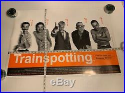 Vtg Trainspotting Movie Poster 1996 Original Rolled GB Posters UK 35x25
