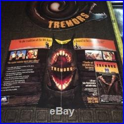 Vtg Tremors Horror Movie Lot! Poster Mobiles Promo Ads Kevin Bacon Reba Mcintyre