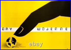 WAR GAMES 1985 Polish B1 Film Movie Poster, MIECZYSLAW WASILEWSKI WAR GAMES 1985 Polish B1 Film Movie Poster, MIECZYSLAW WASILEWSKI