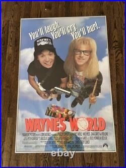 Wayne's Works Vintage Original 1992 Movie Poster with Frame 27x40