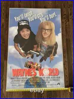 Wayne's Works Vintage Original 1992 Movie Poster with Frame 27x40