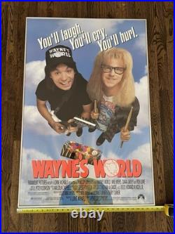 Wayne's Works Vintage Original 1992 Movie Poster with Frame 27x40