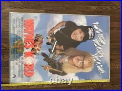 Wayne's Works Vintage Original 1992 Movie Poster with Frame 27x40