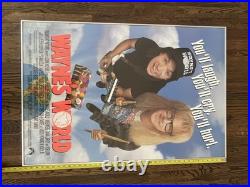 Wayne's Works Vintage Original 1992 Movie Poster with Frame 27x40