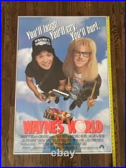 Wayne's Works Vintage Original 1992 Movie Poster with Frame 27x40