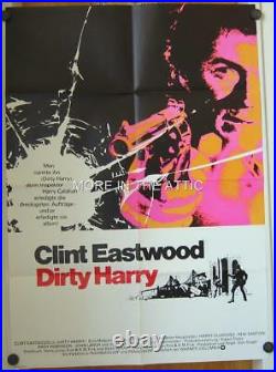 Western Fave Clint Eastwood Is Now Dirty Harry Orig Vintage Film Poster