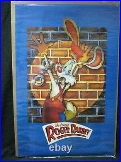 Who Framed Roger Rabbit Movie Vintage Poster Garage 1987 Disney Cng2363