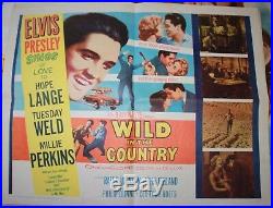 Wild in the Country Elvis Presley 1961 Vintage Movie Poster 1/2 sheet