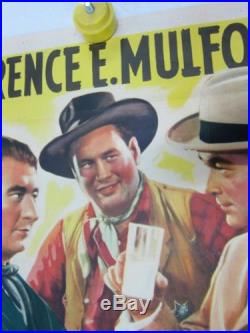 William Boyd Hopalong Cassidy 41x79 Movie Poster 1943 Texas Masquerade Western K