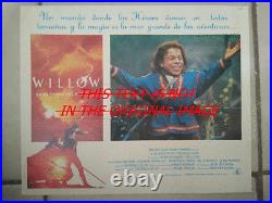 Willow 1988 Two Original Vintage Movie Lobby Posters In Spanish