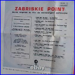 ZABRISKIE POINT 1970 ORIGINAL MOVIE POSTER 16x39 RARE vintage