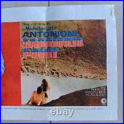 ZABRISKIE POINT 1970 ORIGINAL MOVIE POSTER 16x39 RARE vintage